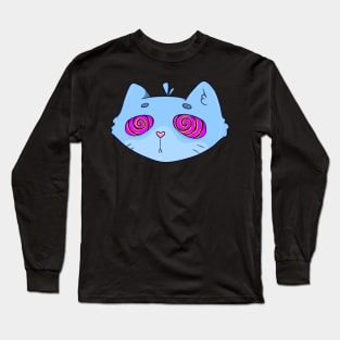funny cat Long Sleeve T-Shirt